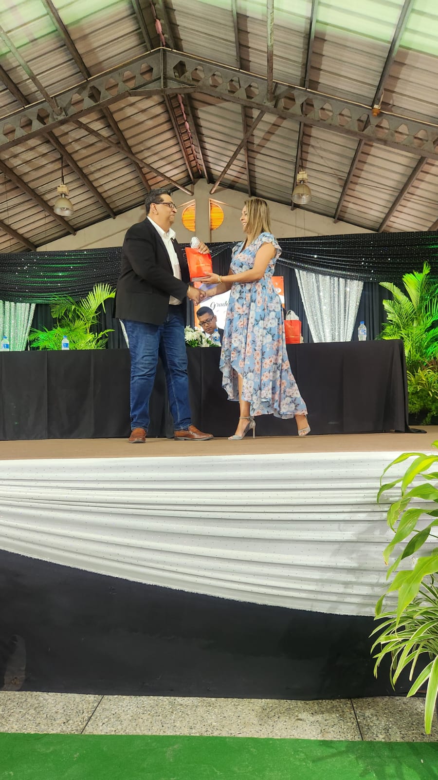 Speaking at Vishnu Boys' Hindu College Graduation — original article image