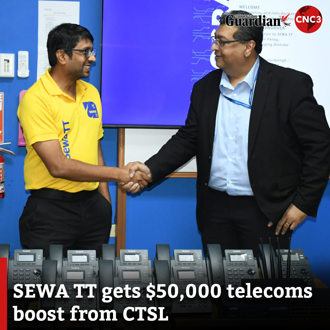 SEWA TT gets $50,000 telecoms boost from CTSL