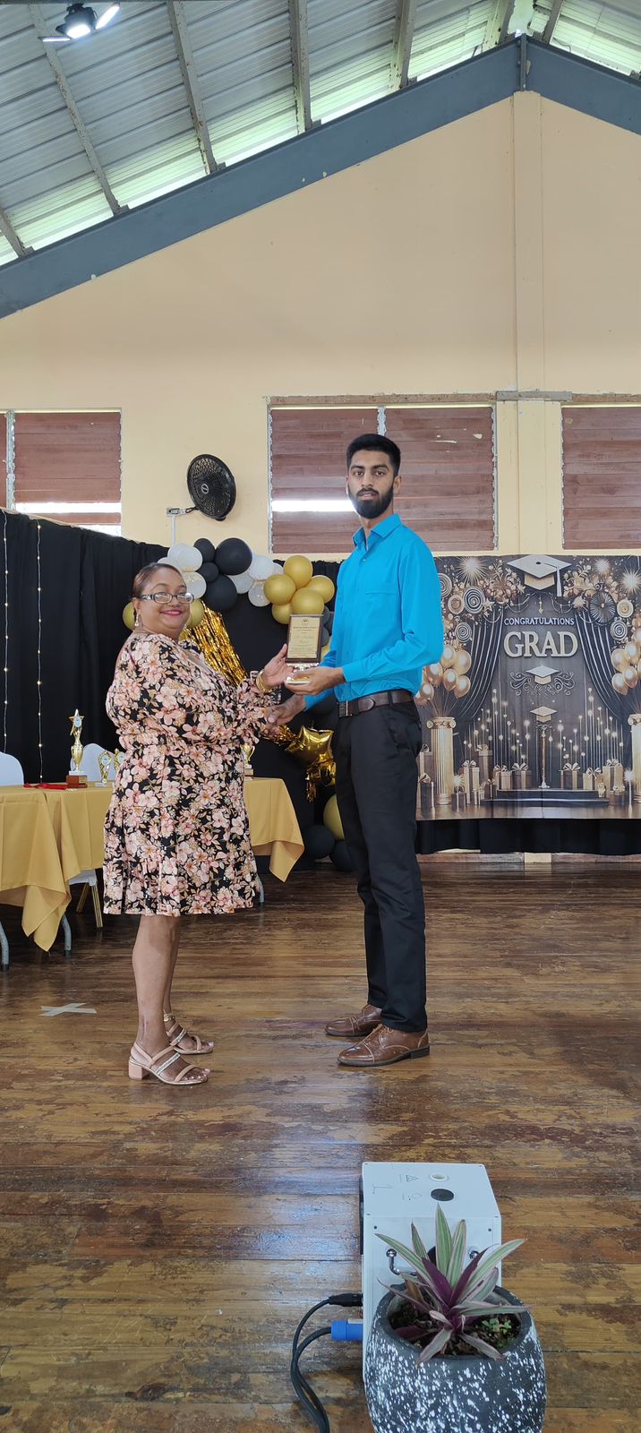 Biche High School Award for Contribution